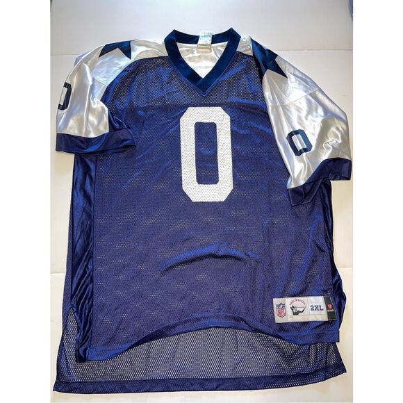 REEBOK NFL DALLAS COWBOYS Q. Moore THROWBACK VINTAGE JERSEY #0 2XLARGE MENS - Picture 1 of 6